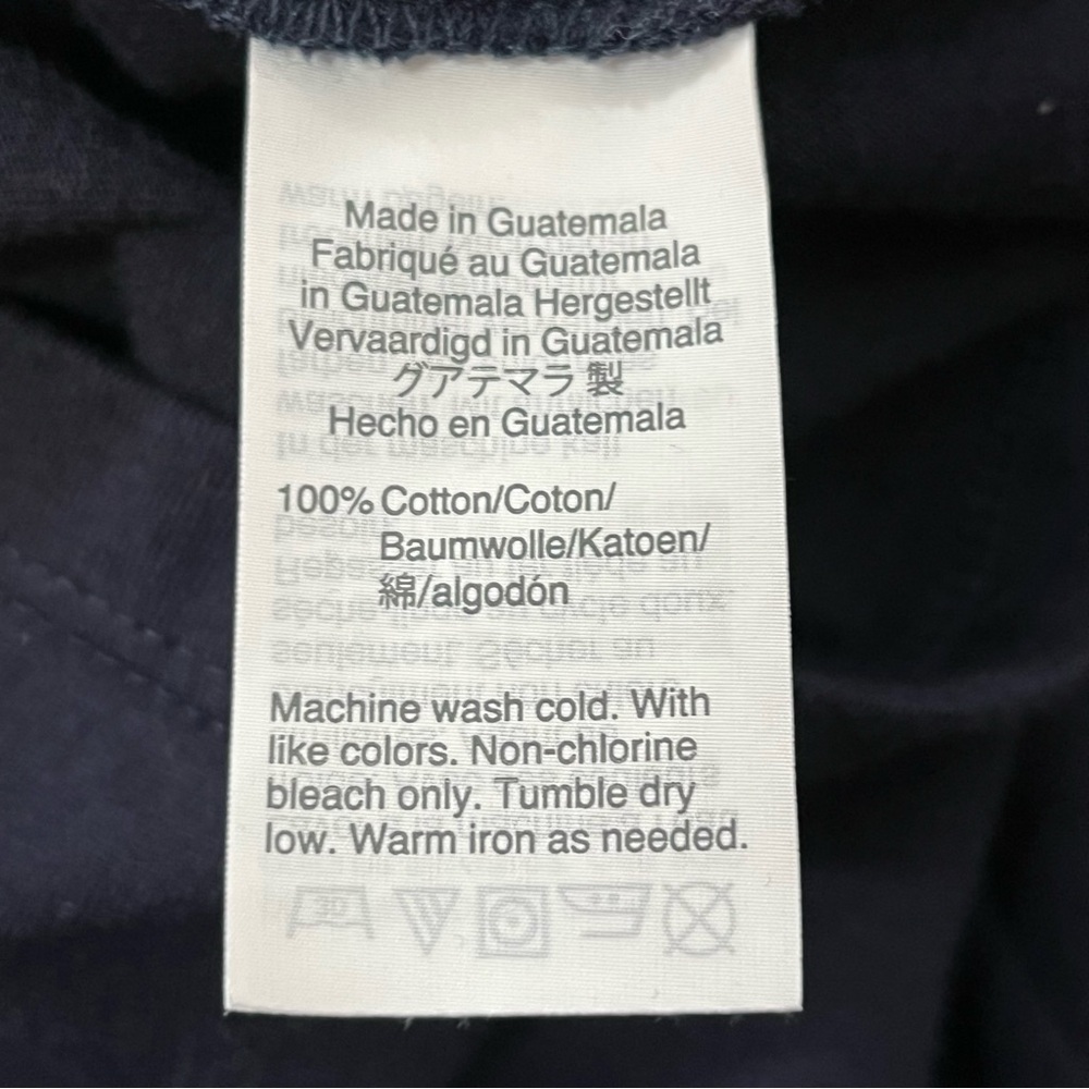 J. Crew Embroidered Bell Sleeve Top Blouse Shirt Womens Size Small Navy White - Picture 7 of 9